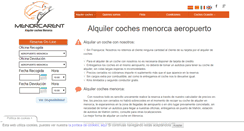Desktop Screenshot of menorcarent.net