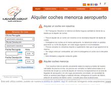Tablet Screenshot of menorcarent.net
