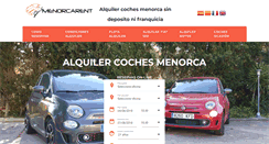 Desktop Screenshot of menorcarent.com
